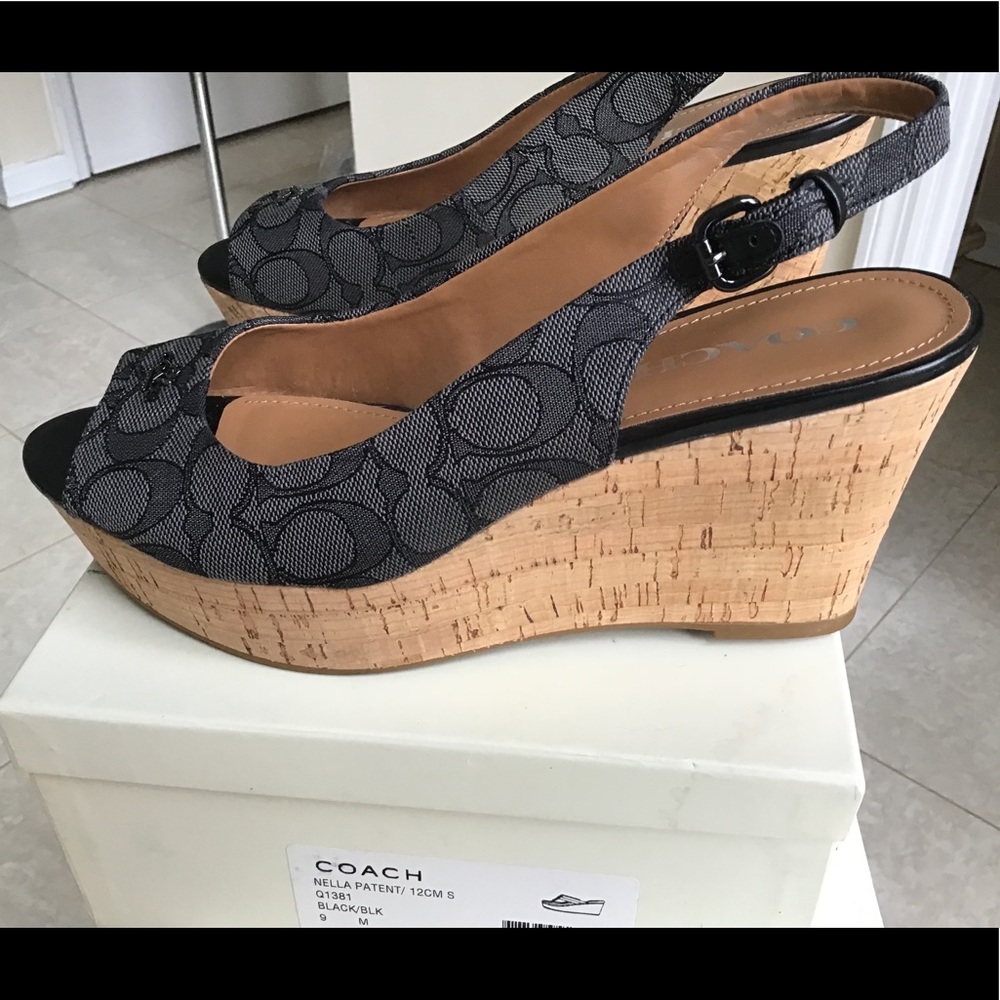 Coach Ferry Monogram Slingback